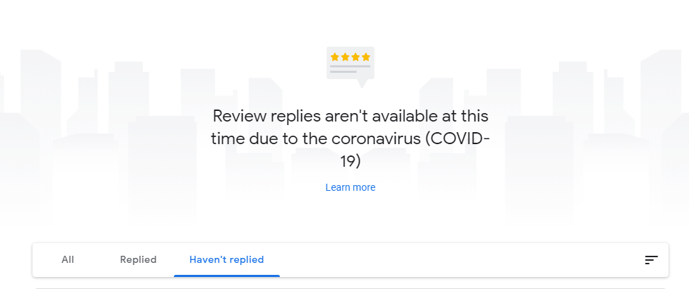Replying to reviews on Google my Business