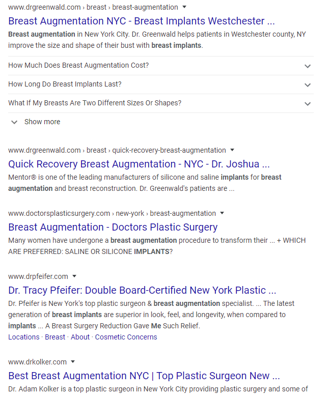 Breast Augmentation NYC, Breast Implants