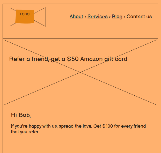 Refer a friend email